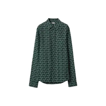 Burberry B Printed Silk Shirt