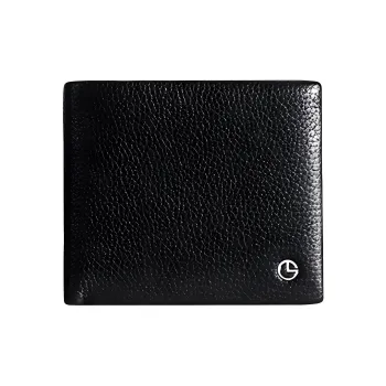 GOLDLION Cow Leather Wallet Men's Black