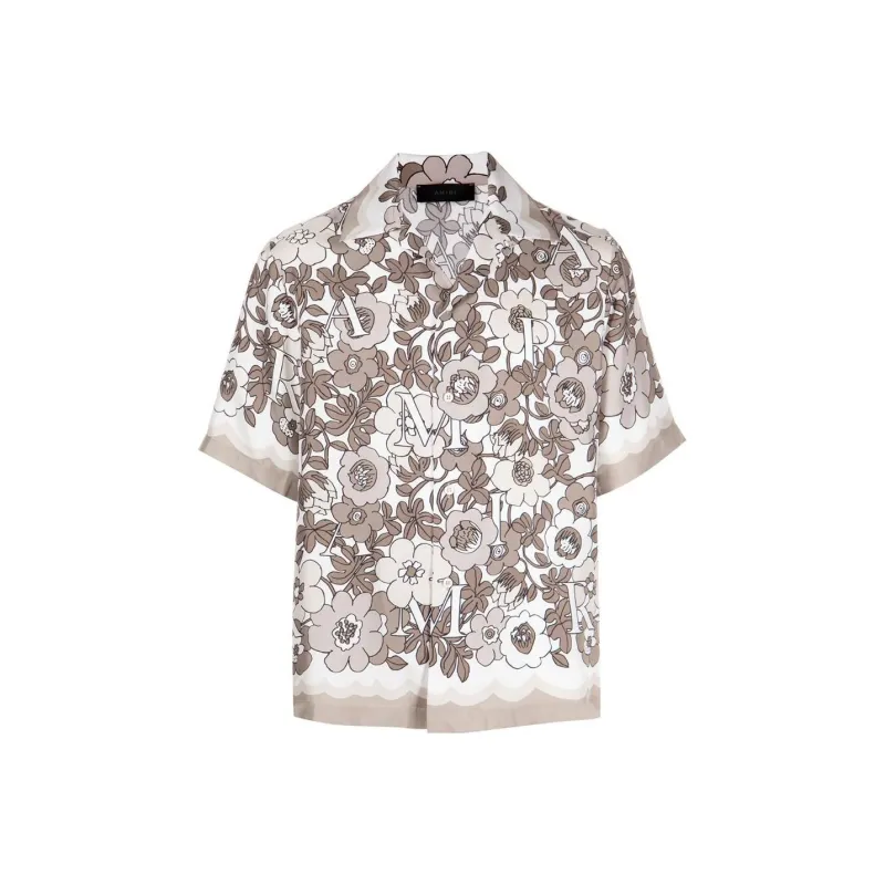 AMIRI Flower Camp Shirt-0