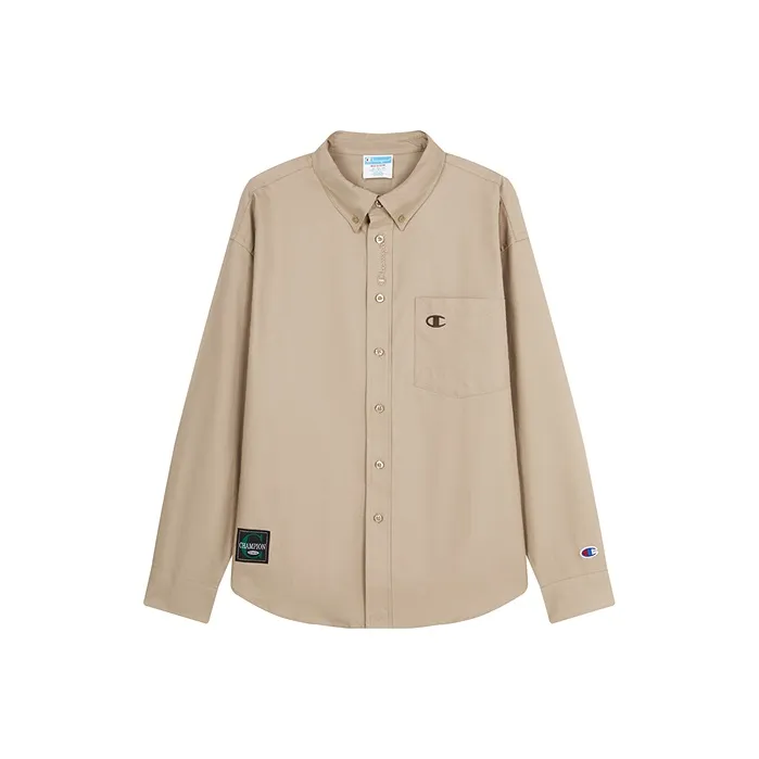 Champion FW24 Shirt Unisex Light Khaki-0