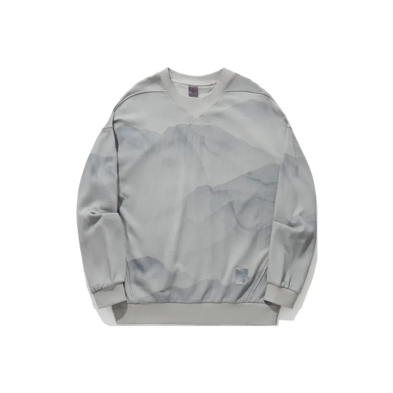 LiNing x CHENGLONG LIANMINGKUAN Sweatshirt Men's Frost Gray-0