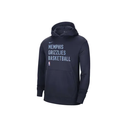 Nike Nike X NBA Memphis Grizzlies 2023/24 Season Performance Spotlight Game Jersey Sweatshirt Unisex Marine Blue