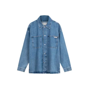 CALVIN KLEIN Shirt Men's Denim Light Blue
