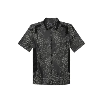ANDREW MACKENZIE Shirt Men's Black Gray