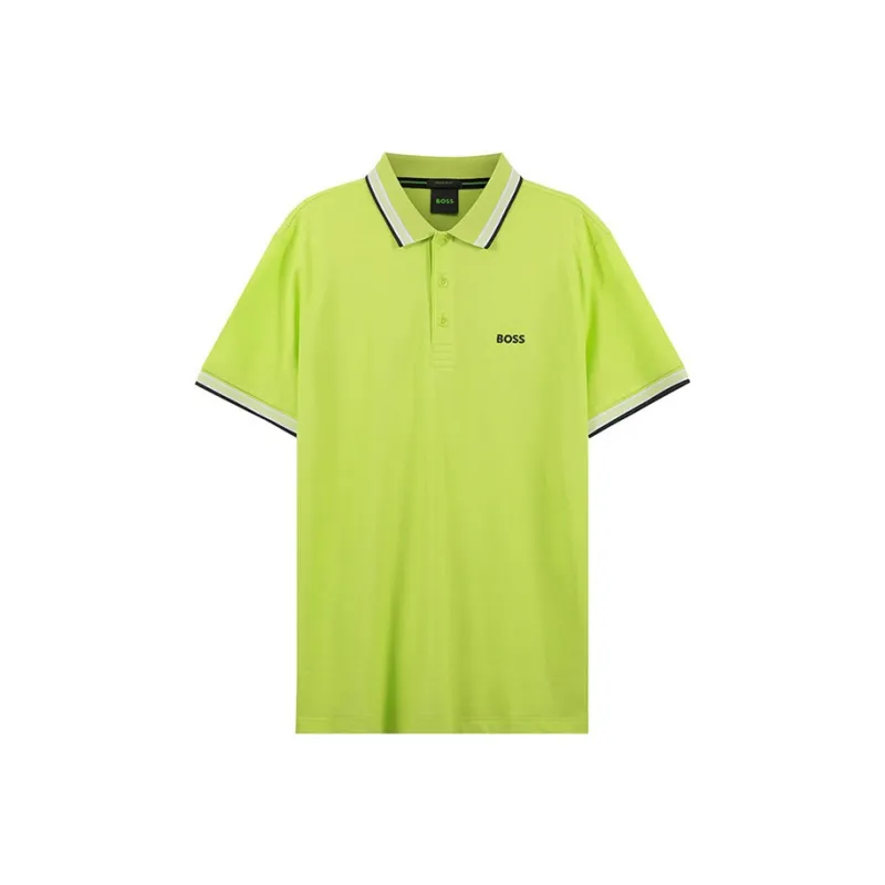 HUGO BOSS Polo Shirts Men Light Green-0