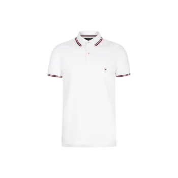 Tommy Hilfiger Logo embroidered Cotton Polo Shirt
