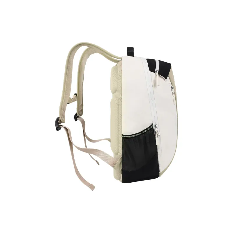 YOME Polyester Backpack Regular Unisex Ink Black/Lithospermum Pink/Light Coffee/Cloisonne Blue-12