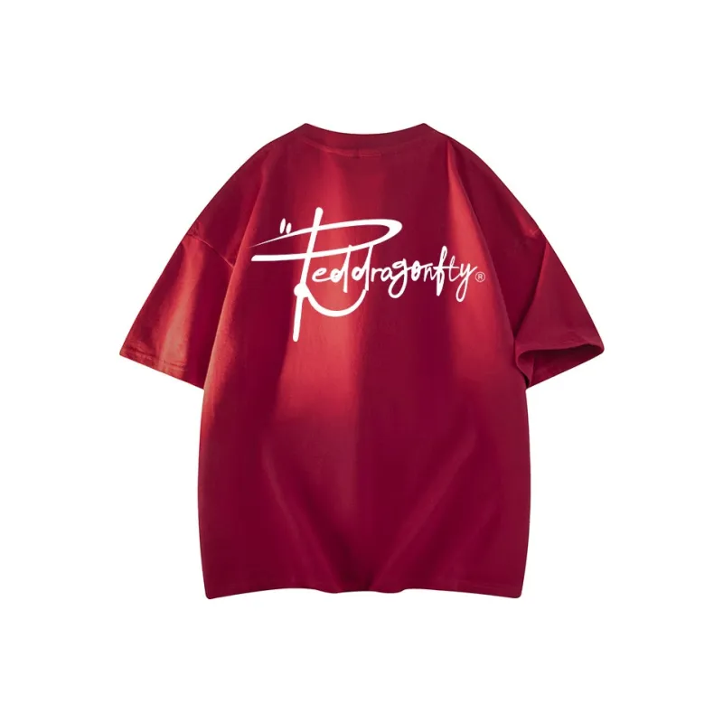 RED DRAGONFLY T Shirt Unisex Black-12