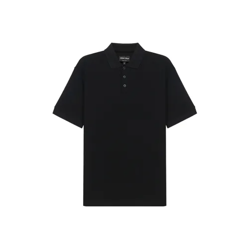 GIORGIO ARMANI Piqué Polo Shirt In Lisle Cotton Yarn