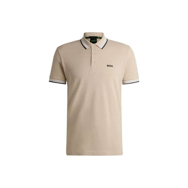 HUGO BOSS Polo Shirts Men Light Beige-0