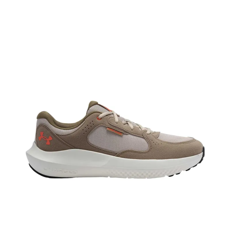 Under Armour Charged Versage Low Top Running Shoes Men's Tan-1