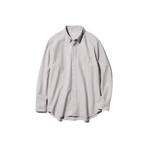 UNIQLO Shirts Unisex Lead Gray