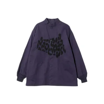 Needles NOMA T.d. Co-branded Edition Shirts Unisex Navy