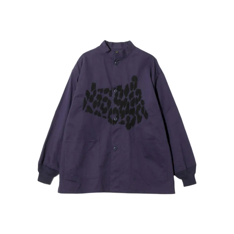 Needles NOMA T.d. Co-branded Edition Shirts Unisex Navy-0