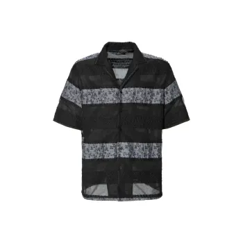 ANDREW MACKENZIE Shirt Men's Black Gray