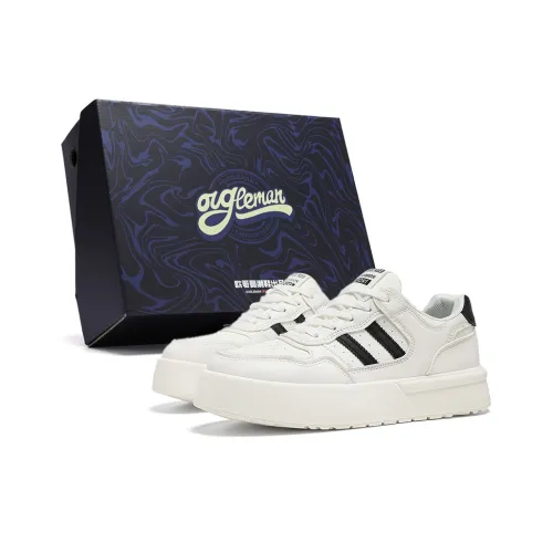 OUGLEMEN Slip Resistant Cushioning Impact Resistance Wear Resistant Low Top Skateboard Shoes Women's Box Included