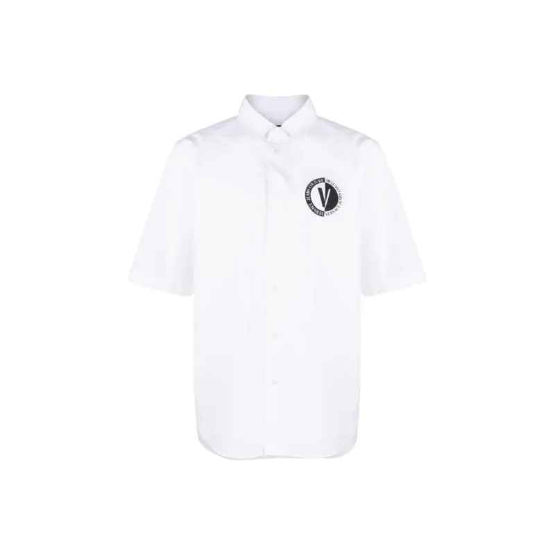 VERSACE JEANS COUTURE V Emblem Print Shirt-0