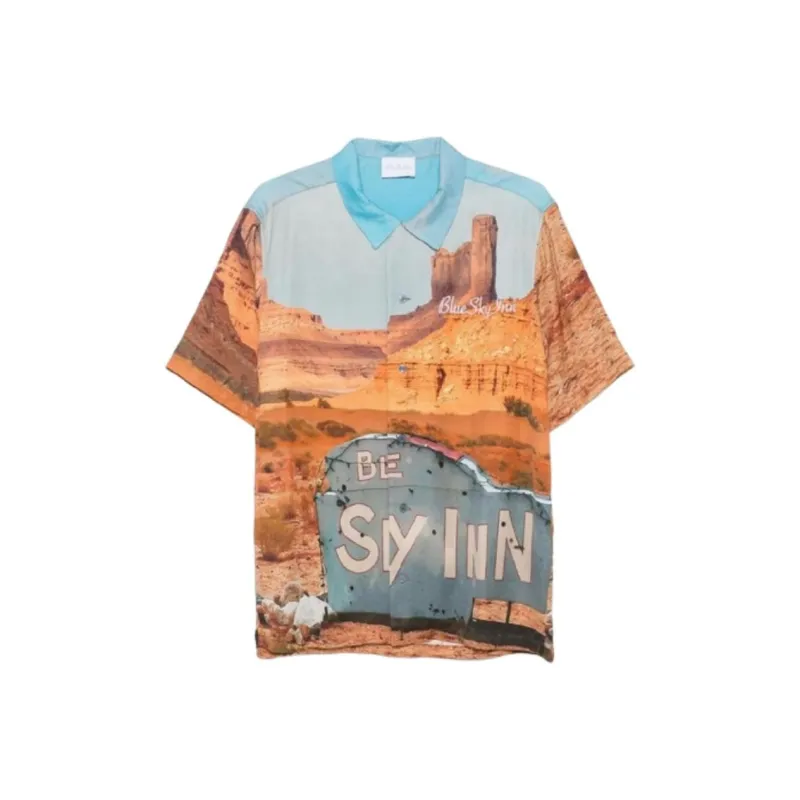 Blue Sky Inn Canyon Sign Shirt-0