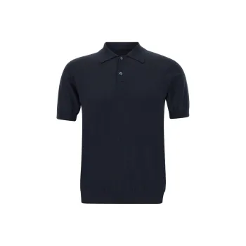 WOOLRICH Polo Shirt Men's Marine Blue