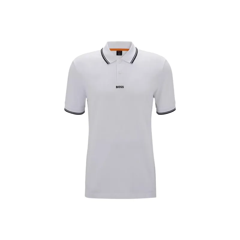 HUGO BOSS Polo Shirts Men White-0
