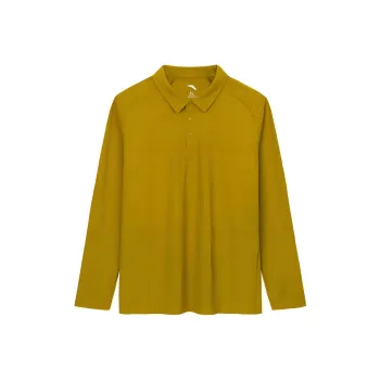 CHAOJIANTA Polo Shirt Men's Autumn Harvest Yellow