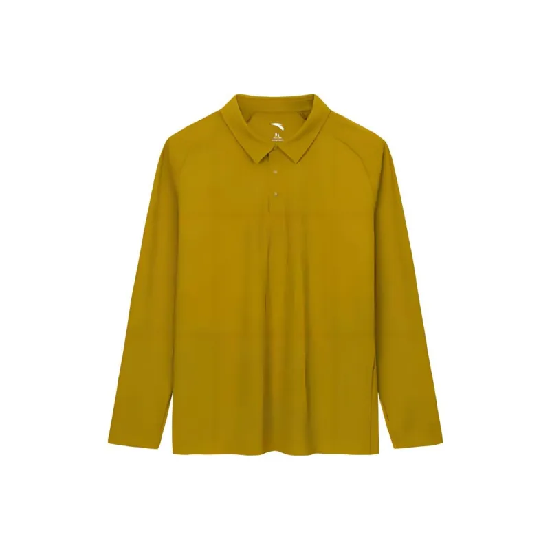 CHAOJIANTA Polo Shirt Men's Autumn Harvest Yellow-0