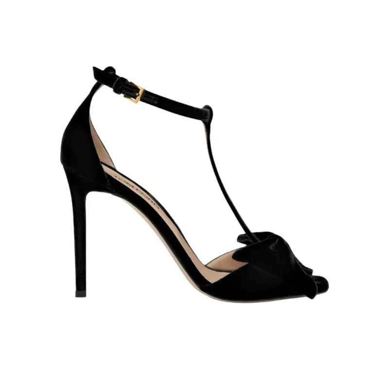 TF Brigitte Strap Sandals 10.5cm Women's Black-1