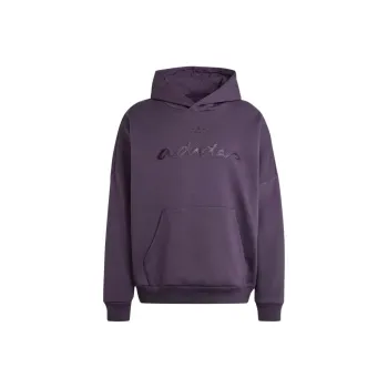 Adidas APPLIQUÉ HOODIE Sweatshirt Men's Purple
