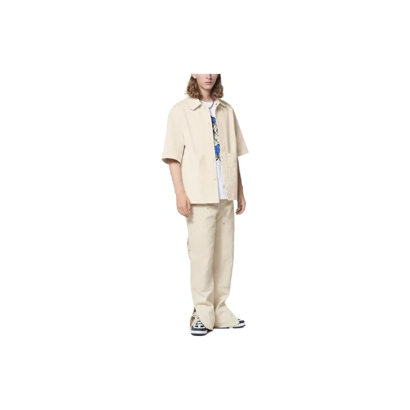 LOUIS VUITTON Monogram Workwear Short Sleeved Shirt-5