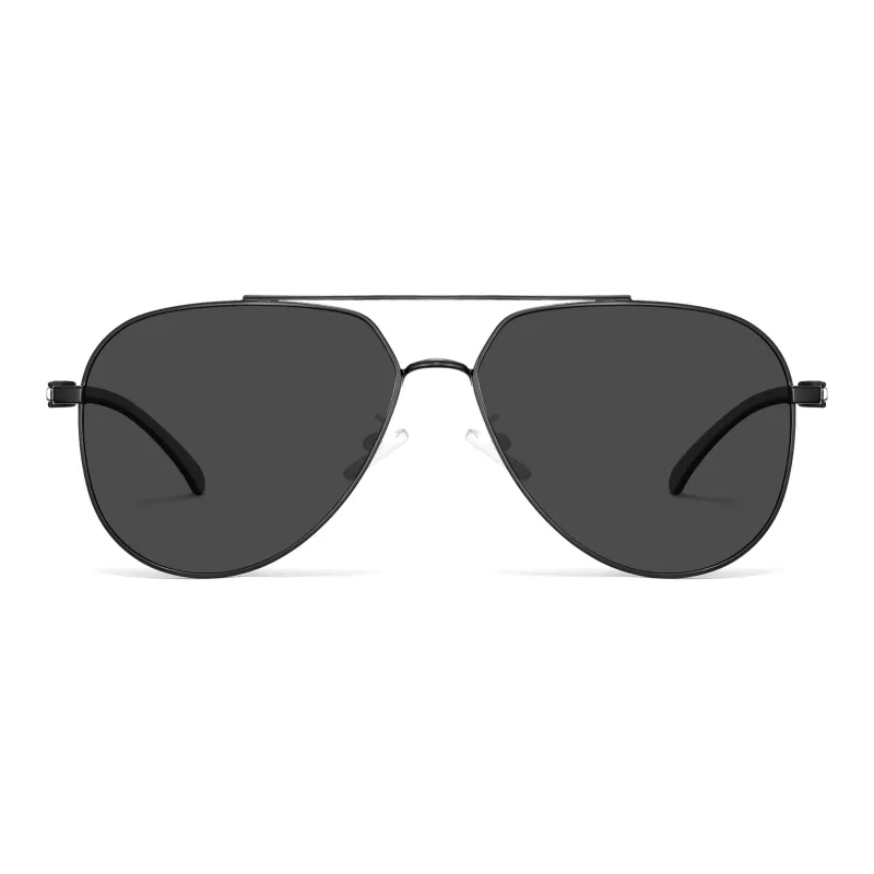 Wood Premium Alloy TR/Memory Plastic Irregular Shape Sunglasses Men's-1