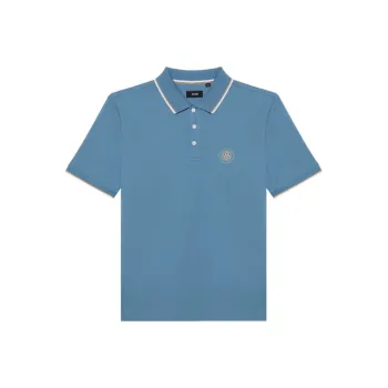 RARE Polo Shirt Short-Sleeved T-Shirts Men's Blue
