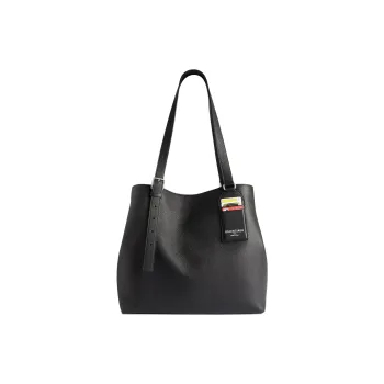 Balenciaga Cow Leather Tote Bag, Shopping Bag, Shoulder Bag Men's Black