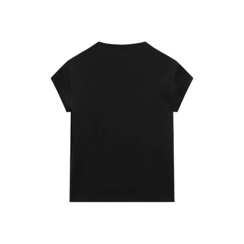 Massimo Dutti Regular T Shirt Women's Black-1