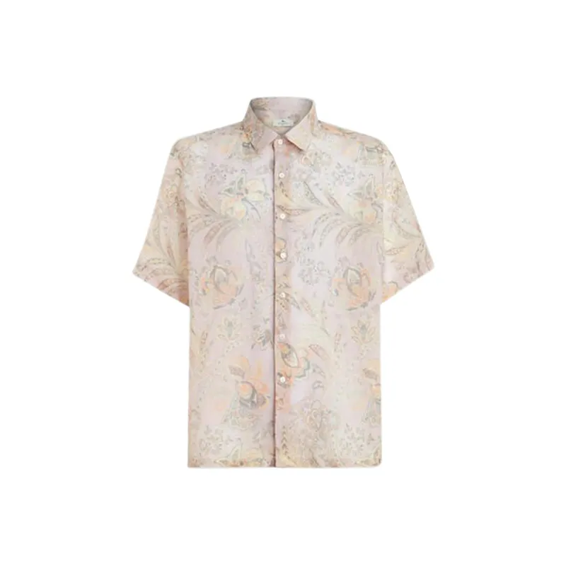 ETRO Paisley Bandana Printed Short Sleeved Shirt-0