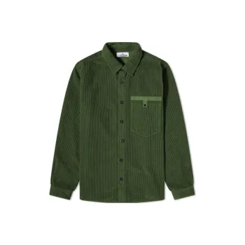 STONE ISLAND Shirts Men Green