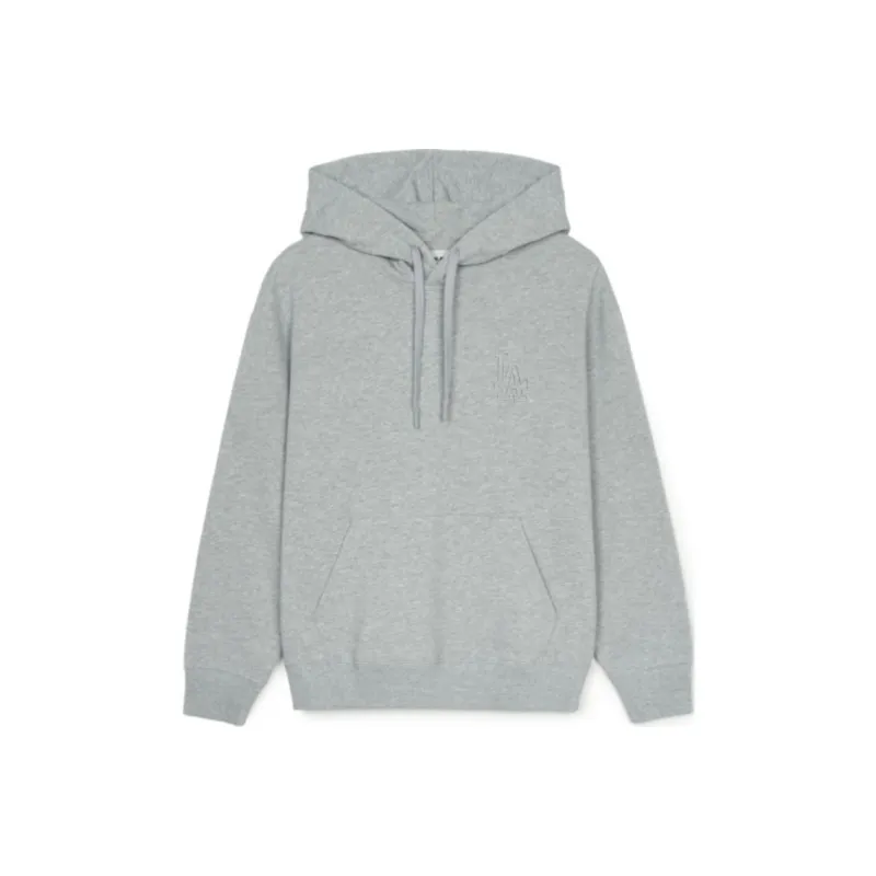 MLB LA DODGERS Mega Logo Overfit Sweatshirt Unisex Gray-0