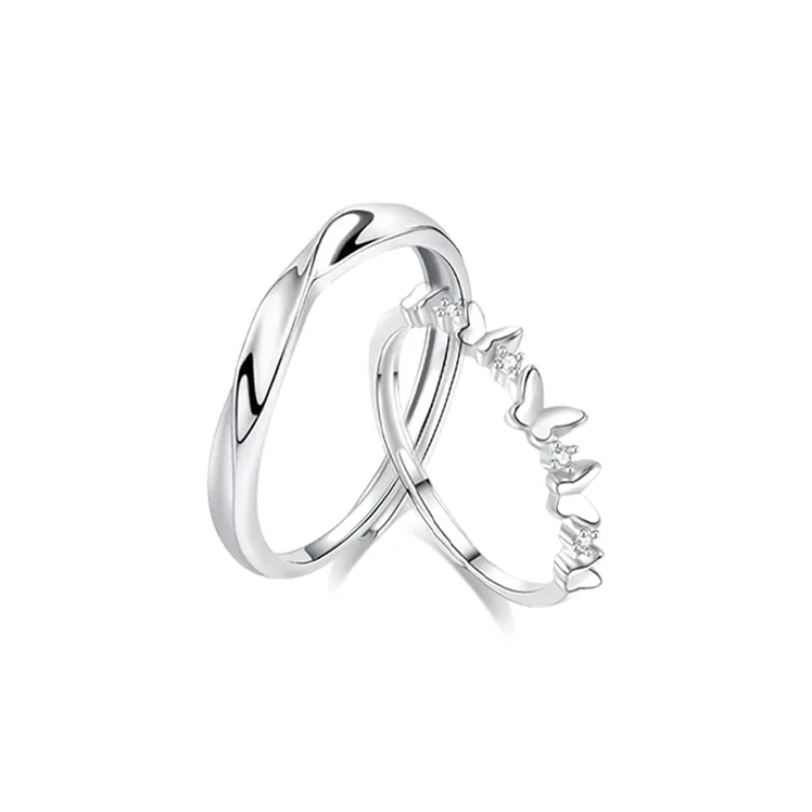 SHK Sterling Silver Rings Unisex-0