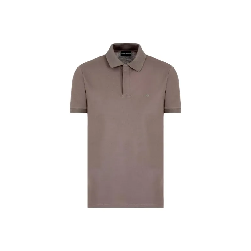 EMPORIO ARMANI Travel Essentials Piqué Polo Shirt-0