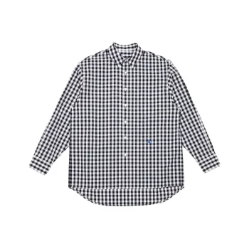 ADER ERROR Tetris appliqué Checkered Shirt