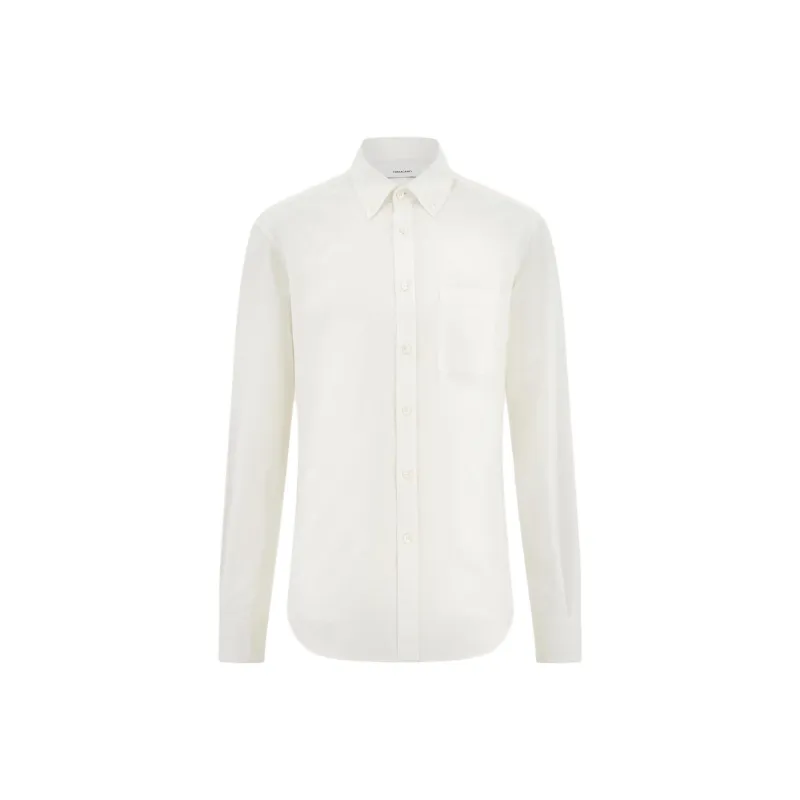 Ferragamo Long Sleeved Cotton Shirt-0