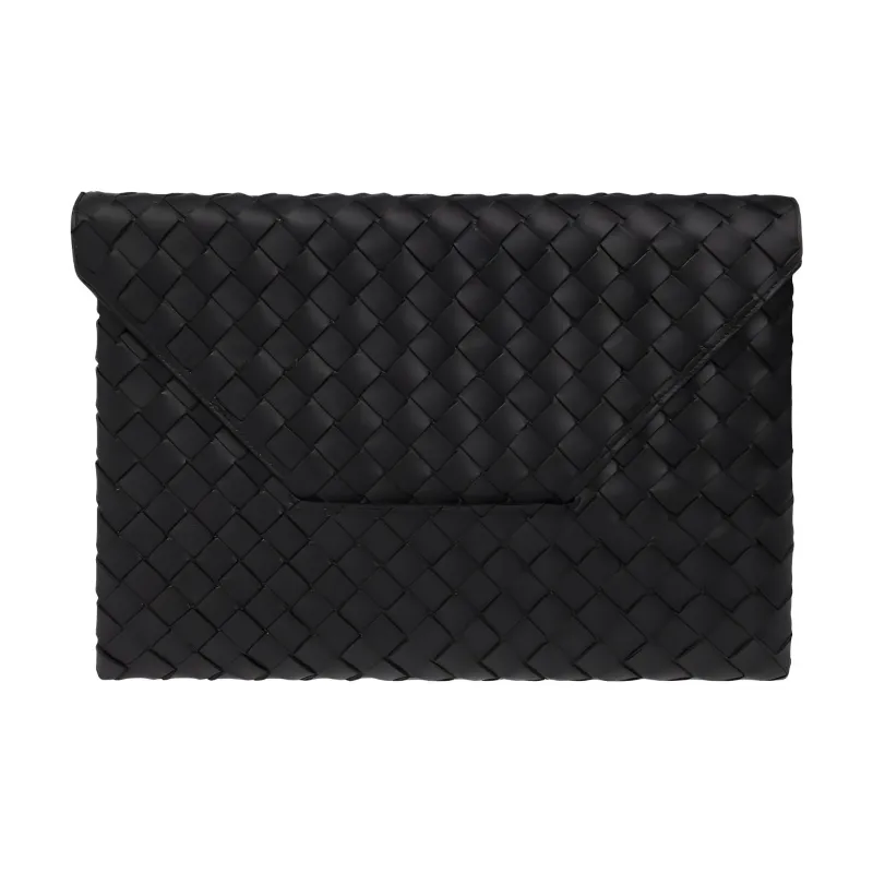 Bottega Veneta Lambskin Clutch Women's Dark Green-0