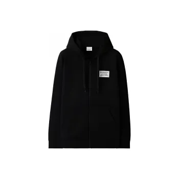 Burberry Hove Logo Print Zip Hoodie