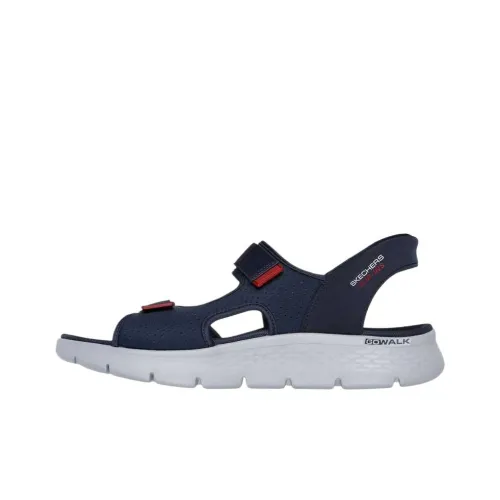 Skechers Go Walk Fle Beach Sandals Men's Blue
