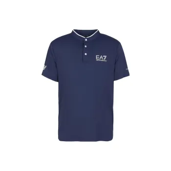 EMPORIO ARMANI EA7 FW23 Polo Shirt Men's Navy
