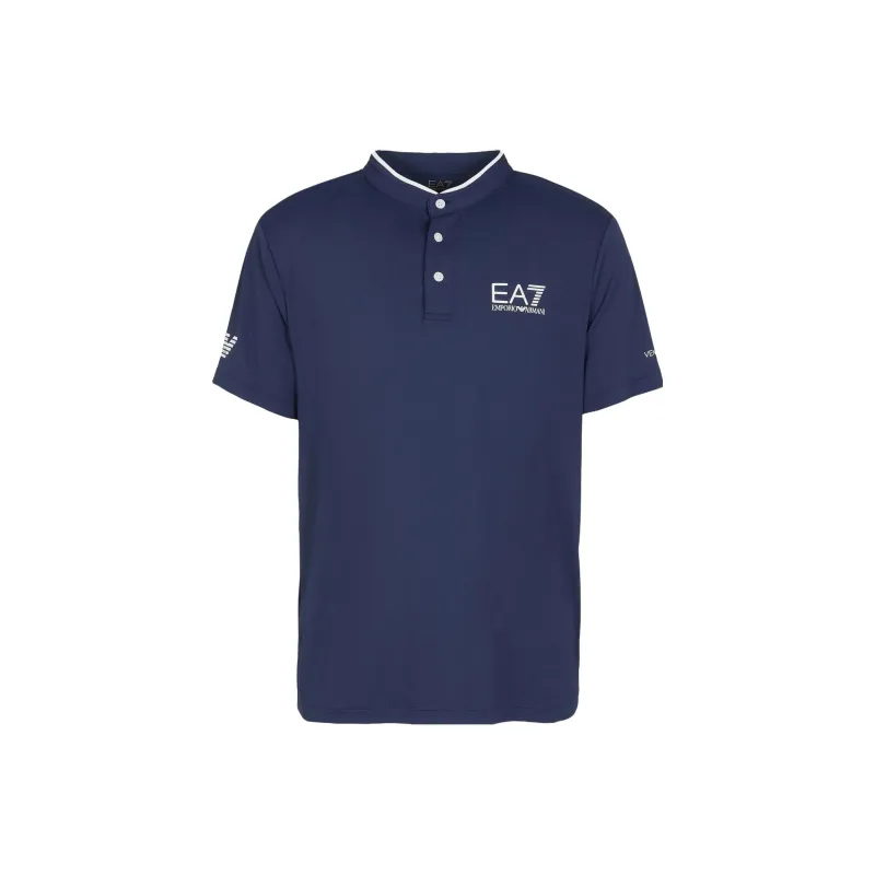 EMPORIO ARMANI EA7 FW23 Polo Shirt Men's Navy-0
