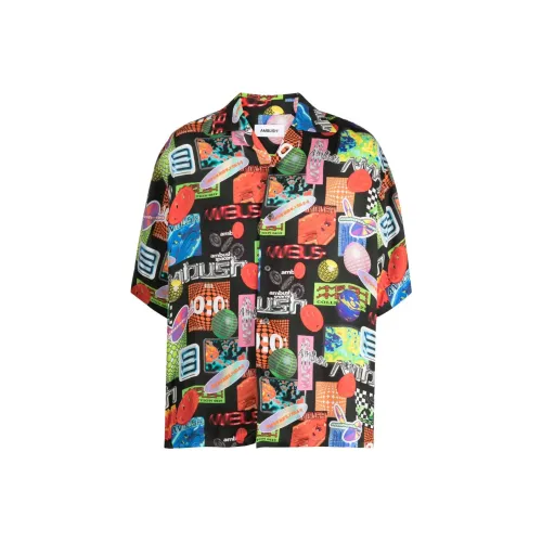 AMBUSH Abstract-Pattern Buttoned Shirt