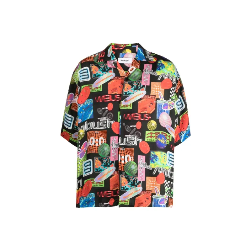 AMBUSH Abstract Pattern Buttoned Shirt-0