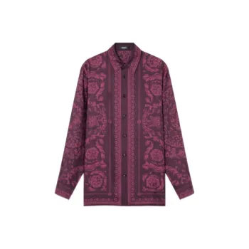 VERSACE Barocco Printed Button Up Shirt