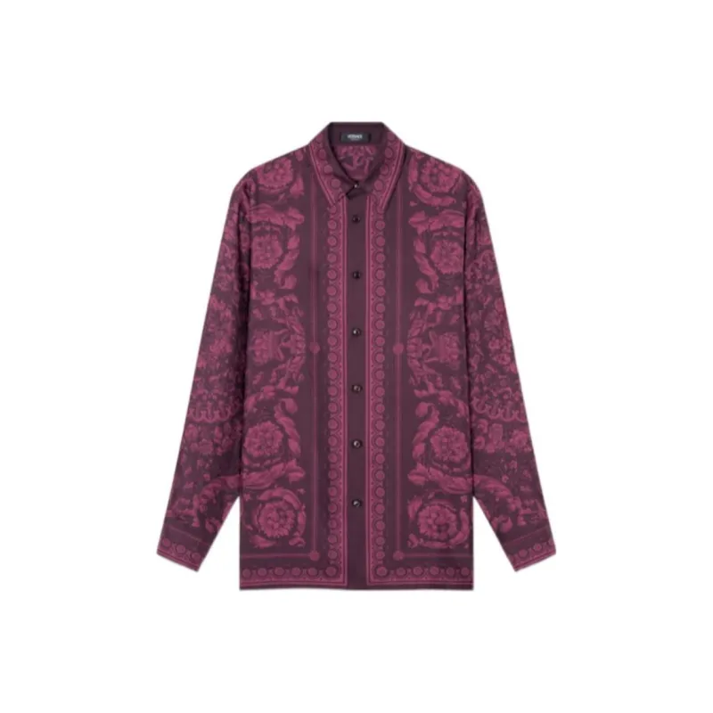 VERSACE Barocco Printed Button Up Shirt-0