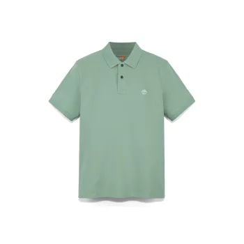 Timberland Polo Shirt Men's Green Bay Color